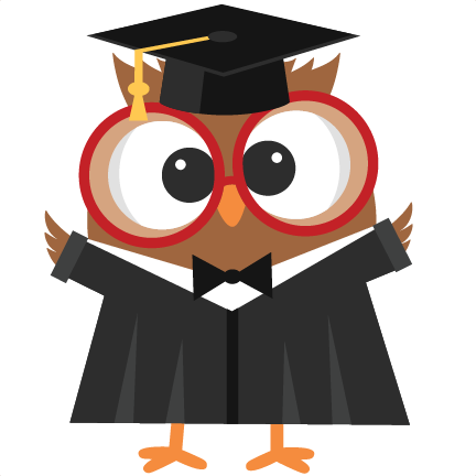 owl graduate clipart