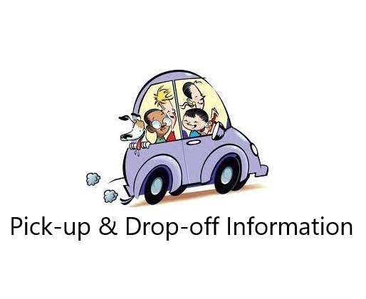 Kids in a car - parent pick up line information