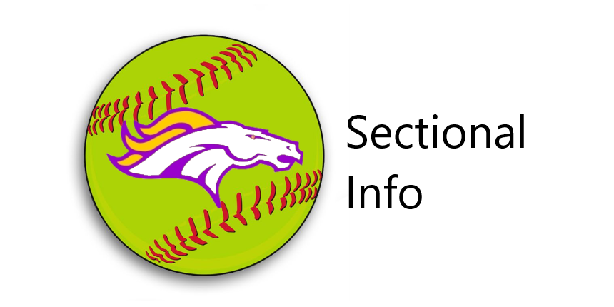 Bronco Softball Sectional Info