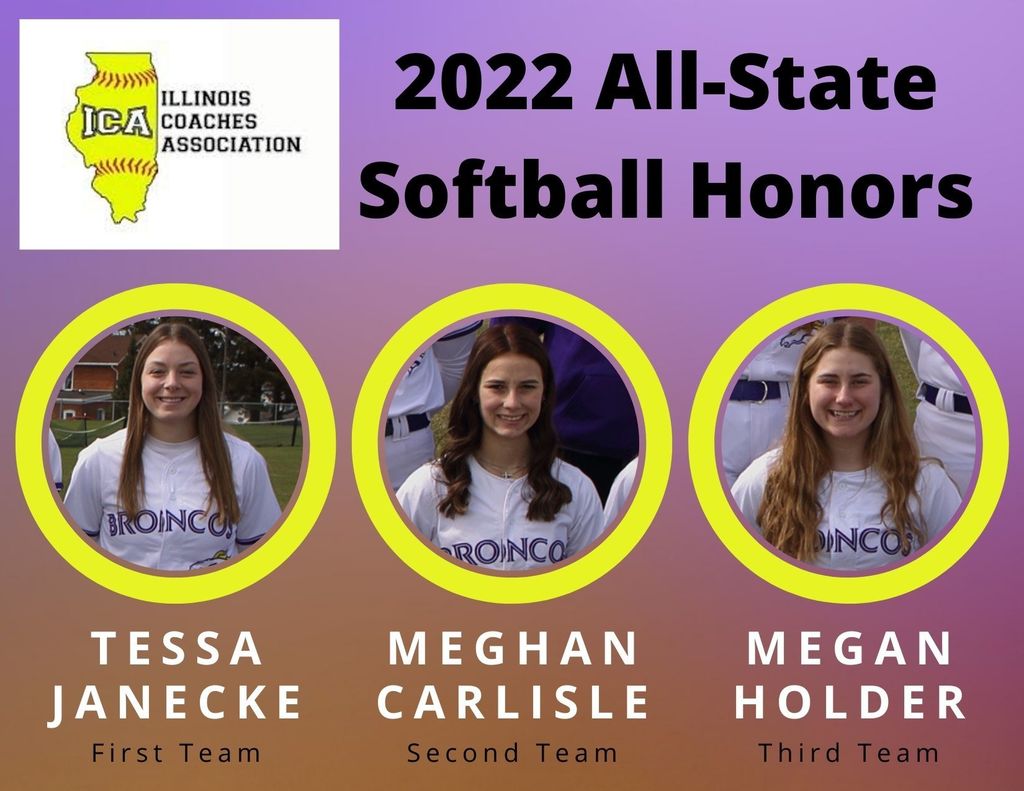 2022 all state softball honors collage