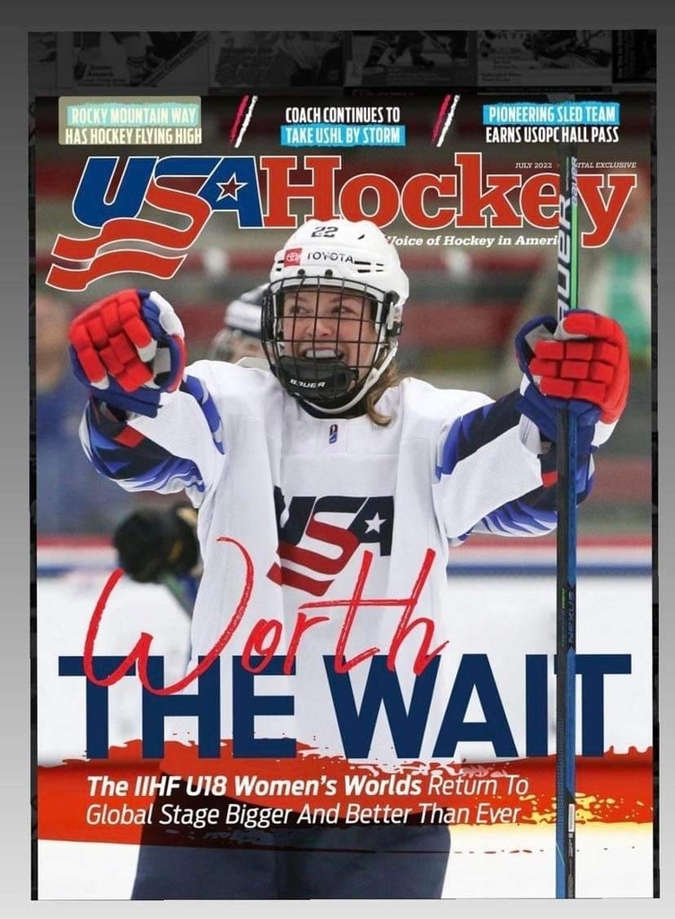 cover of USA Hockey magazine