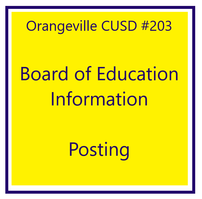 Board of Education Info posting