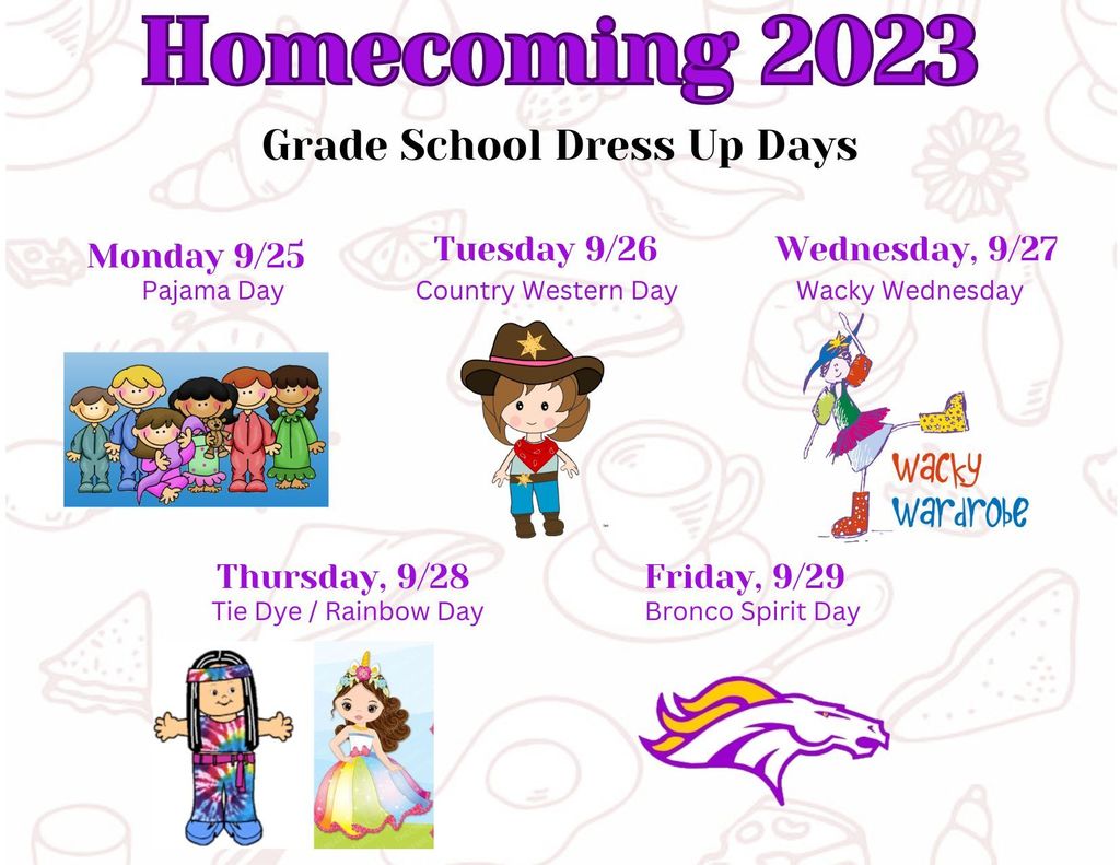 Homecoming 23 GS dress up days