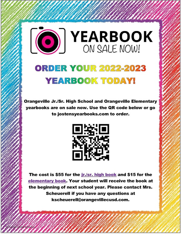 Yearbook order flyer